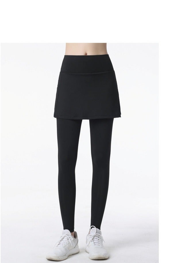 Loquat Yoga Fake two-piece sweatpants Black