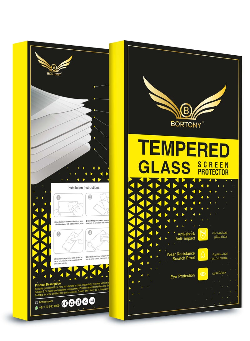 BORTONY Full Screen Tempered Glass Screen Protector For Apple iPhone 12 Pro Max - Image 5