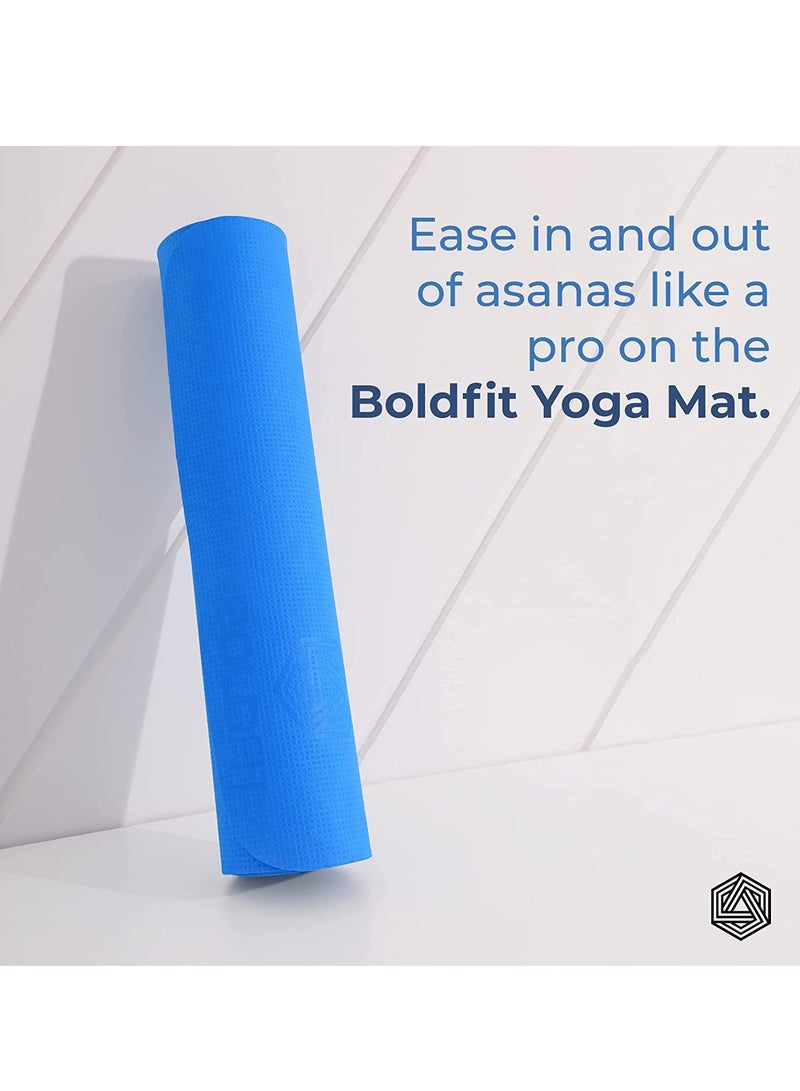 BOLDFIT Yoga Mats For Women & Men Exercise Mat Workout Yoga Mat For Women Gym Mat Anti Slip Yoga Mat For Kids Yoga Mate Gym Mats For Workout At Home  - Image 4