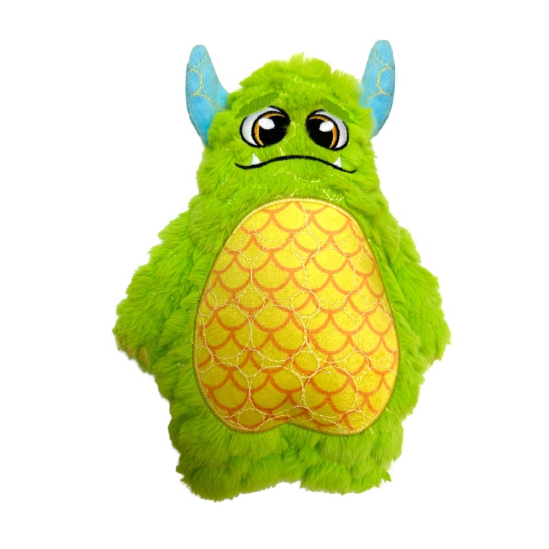 Bite Force Dog Toy - Large Durable & Strong Plush Green Monster Dog Toy, Kevlar-Reinforced for Aggressive Chewers - Image 1