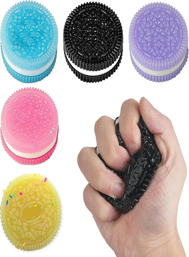 Squishy, 2025 Anti-Stress Toy Biscuit Taba Squishy, Squeeze Toy, 6.2 cm Squeeze Toy Pack of 5