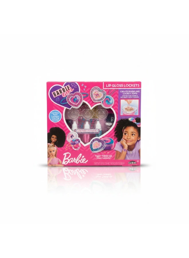 Cra-Z-Art Barbie Girl - Lip Gloss Lockets Set