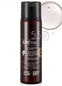 ACWELL Licorice pH Balancing Essence Hydrating Face Mist 3.38 fl.oz. - Soothing and Hydrating with Licorice Water for Instant Moisturization, Facial Mist Without Nitrogen for All Skin Types  - Image 1