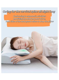KYD Butterfly Cervical Memory Foam Pillow, Ergonomic Pillows For Neck And Shoulder Pain Relief, Orthopedic Contour Neck Support Pillows For Side, Back And Stomach Sleepers With Washable Cover  - Image 5