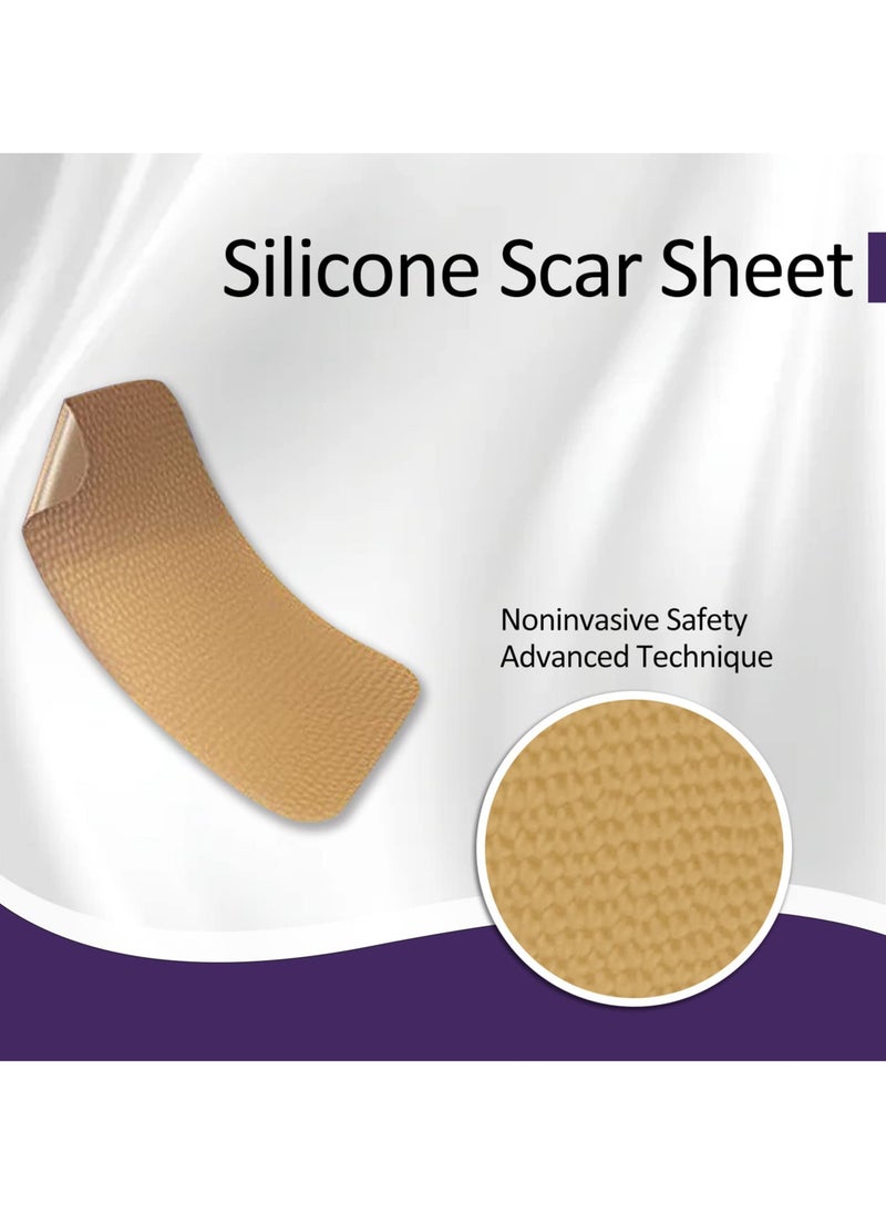 Generic - Silicone Scar Sheets, Professional Silicone Scar Tape, Gel for Scars, Soft Strips for Acne, Keloid, Burns, and C-Section Surgical Scars - Effective Scar Treatment Solution. - Image 1