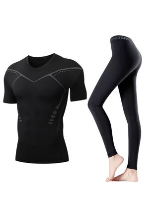 Swimsuit Women's Split Large Size Conservative Swimming Trunks For Chubby Girls Long-sleeved Trousers For Students Sunscreen Diving Suit-Color:Women-sci-fi Two-piece (short Sleeve)-Size:2XL - pzsku/Z025D07E3A22BC099DEC4Z/45/1746227505/09d6b046-2acf-4fca-9133-3d122e770e90