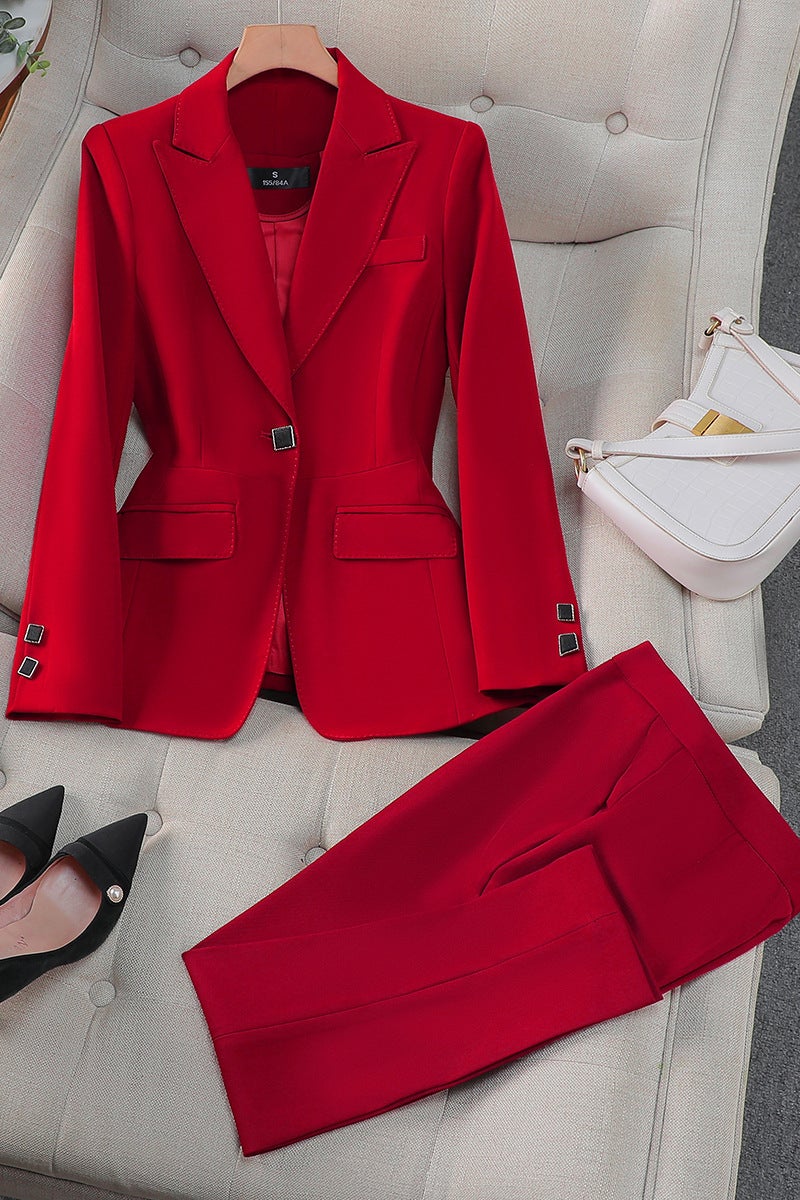 Business Wear Women'S Fashion Formwork Suit Business Casual Suit Work Clothes - Image 1