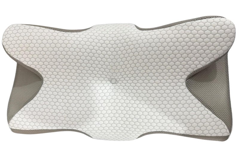 Memory Foam Neck Pillow, Extra Large, Ergonomic Cervical Sleeping Pillow, Neck Support Pillow for Shoulder and Neck Pain Relief, Orthopedic Pillow for Side Sleepers with Washable Cover