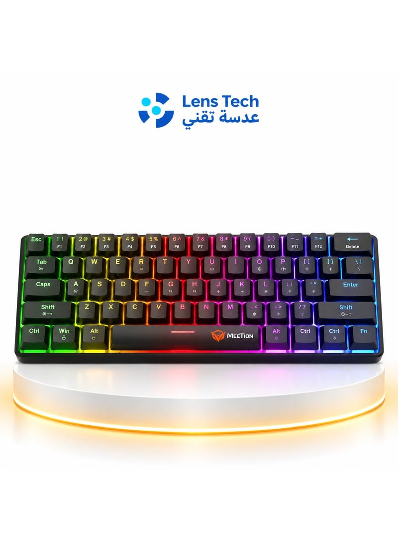MeeTion HESTIA MK005BT Compact Wireless Mechanical RGB Gaming Keyboard - Image 1