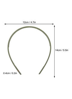 GUSGU 12 Pieces Teeth Comb Headband Frosted Slim Thin Plastic Hair Hoop DIY Hair Bands for Girls and Women Hair Accessories Multi-color ﻿  - Image 2