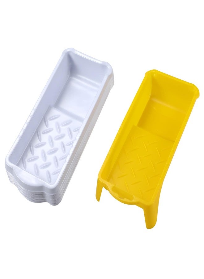 NANJA 21 Pack Disposable Thickened Plastic Paint Tray Liners with 2Inch Roller Tray - Image 2
