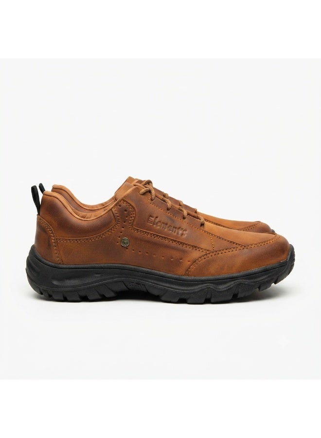Men’S Casual Lace-Up Sneakers With Rugged Textured Sole – Practical Everyday Shoes For Walking, Work, Travel And Outings - Image 2
