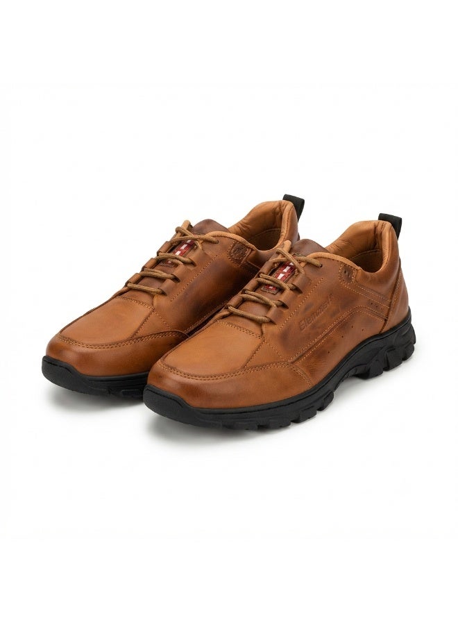 Men’S Casual Lace-Up Sneakers With Rugged Textured Sole – Practical Everyday Shoes For Walking, Work, Travel And Outings - Image 4
