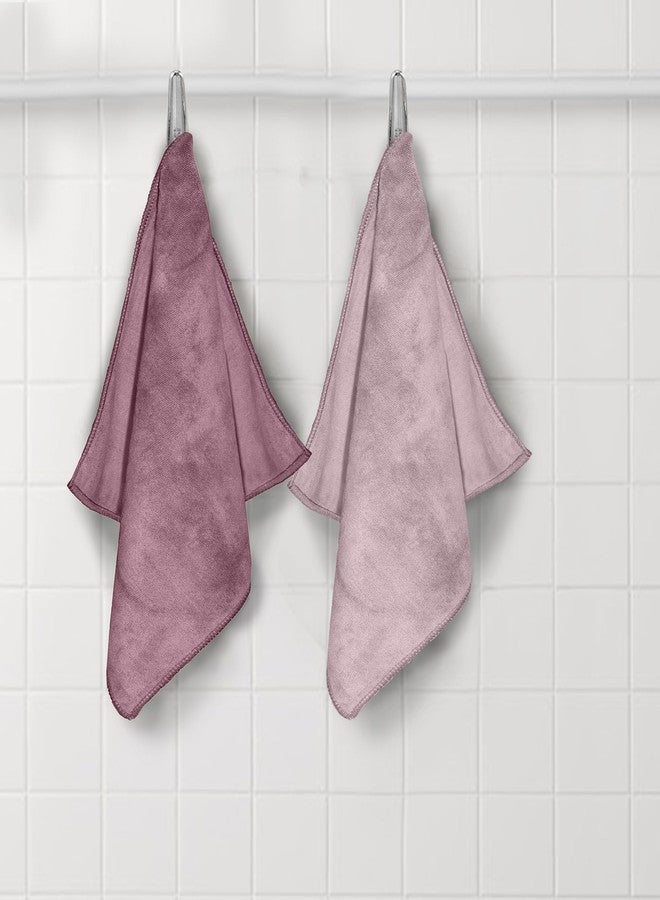 HOUSSE Microfiber Face Towel | Super Soft & Quick Absorbent |Multi Usage 30 x 30 cm, 450 GSM | for All Ages | (6, Rose Taupe,Nirvana Purple) - Image 5