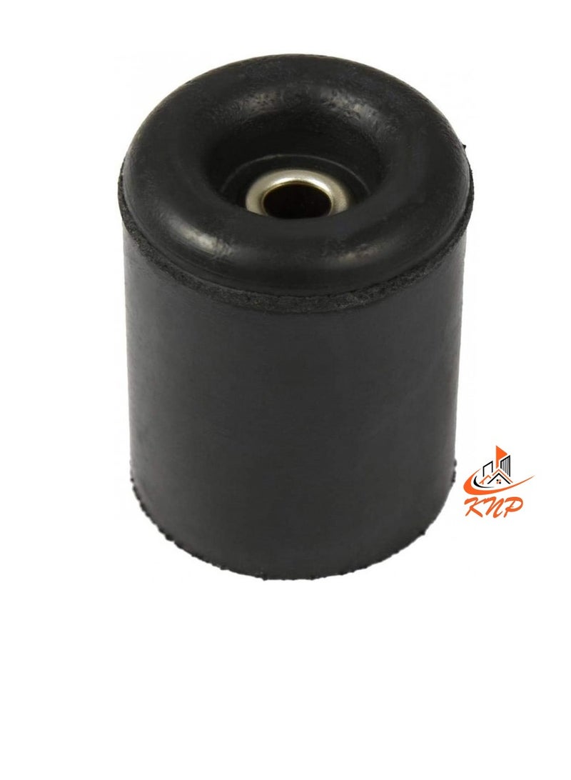 KNP PVC Rubber Door Stopper Black  - Image 1