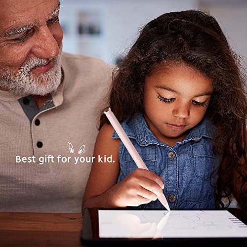Meyaar Cute Ear Case Silicone Skin Cover for Apple Pencil 2nd Generation, and Protective Nib Cover Accessories Compatible with iPad Pro 11 12.9 inch, (Pink) - Image 4