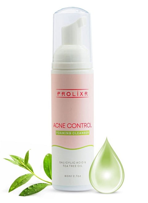 Prolixr Acne Control Foaming Face Wash Salicylic Acid 80ml