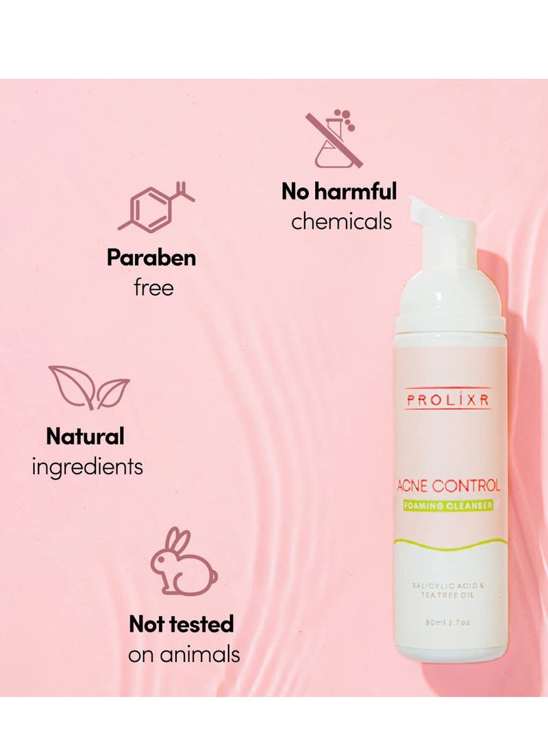 PROLIXR - Prolixr Acne Control Foaming Face Wash Salicylic Acid 80ml - Image 1