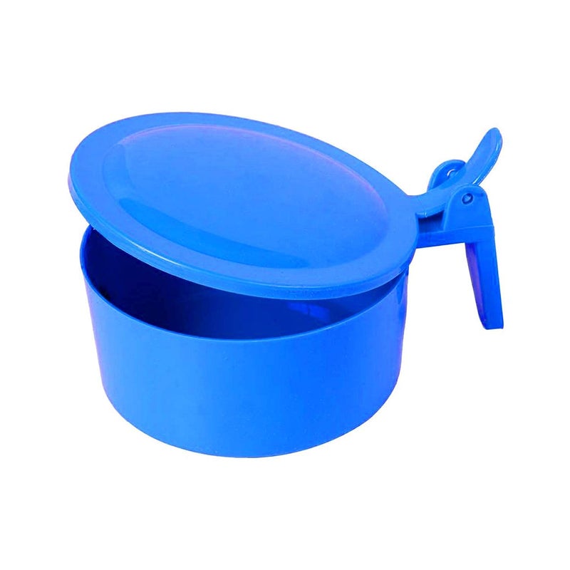 URMIT SURGICAL URMIT SURGICAL Sputum Spitting Mug Sputum Pot with Lid Blue Vomit Jar 300 ml Pack of 1  - Image 3