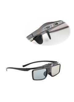 Rechargeable Active Shutter RF 3D Glasses, DELFINO RF 3D Glasses for Sony Epson Toshiba Sharp, Compatible with TDG-BT500A, SSG-5100GB, AN3DG40