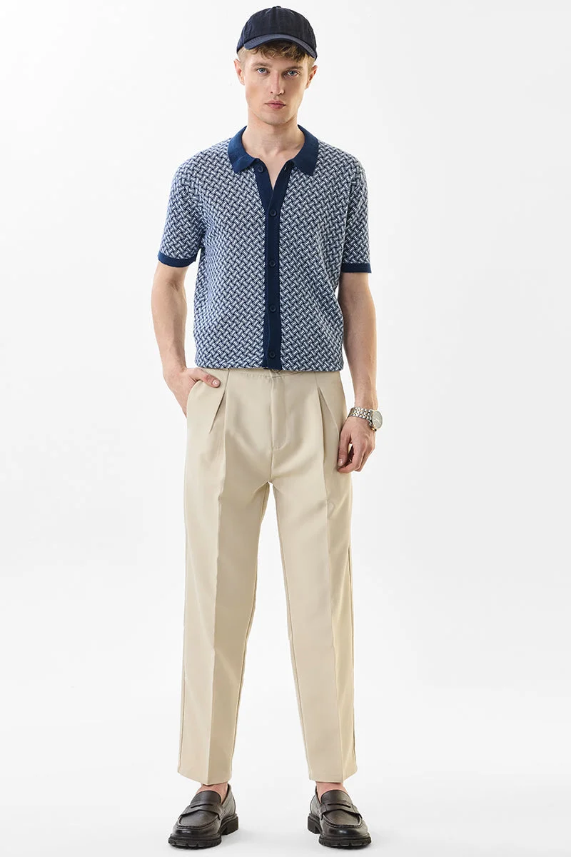 SNITCH بنطلون كوري بقصة عادية مطاطي