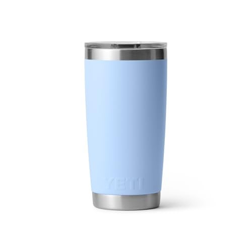 YETI Rambler 20 oz Tumbler, Stainless Steel, Vacuum Insulated with MagSlider Lid, Big Sky Blue - Image 5