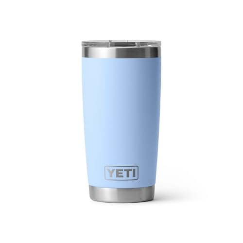 YETI Rambler 20 oz Tumbler, Stainless Steel, Vacuum Insulated with MagSlider Lid, Big Sky Blue - Image 3