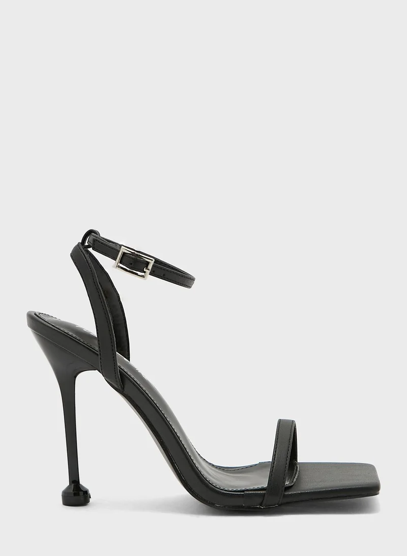 PUBLIC DESIRE Ida Wide Fit High Heel Sandals