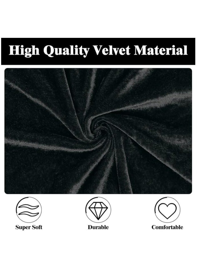 Jorunb Halloween Velvet Cloak Cape Wizard Hooded Party Cosplay Costumes for Adult and Child  - Image 5