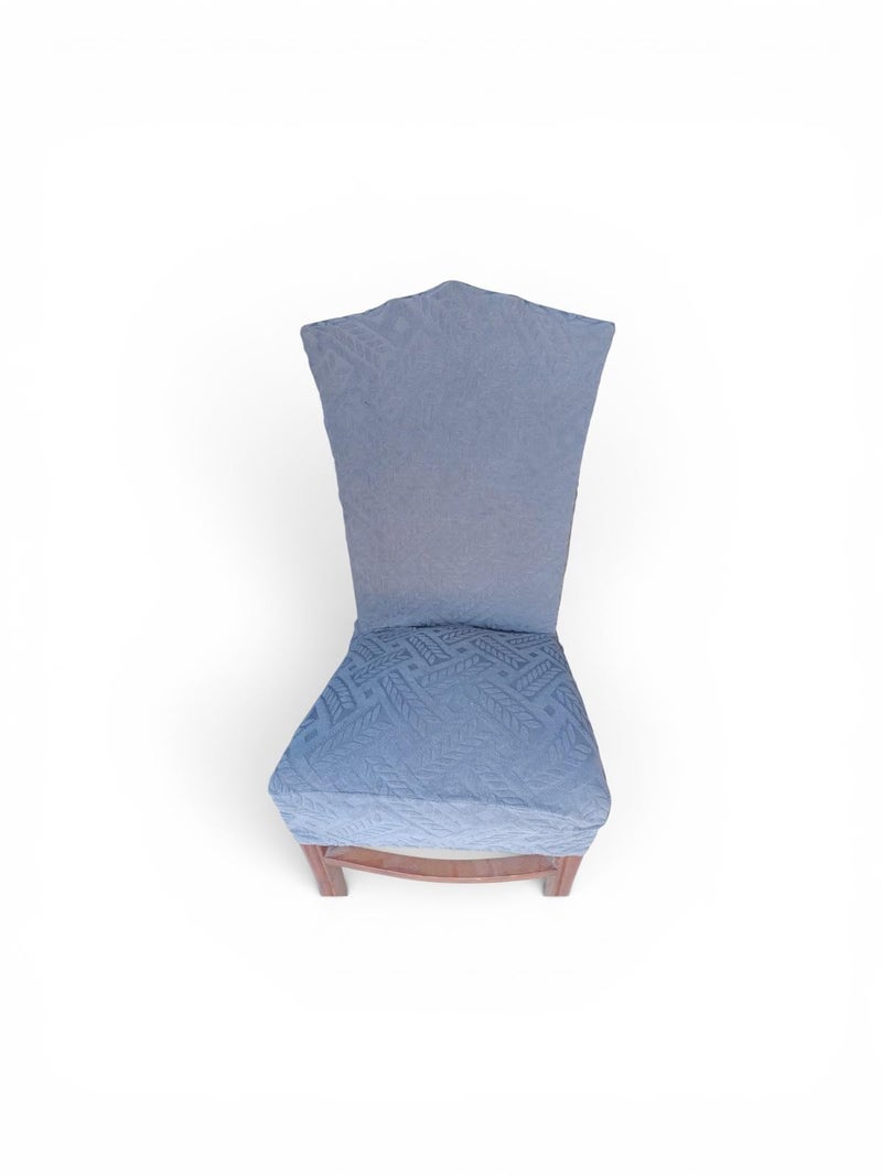 HOMESTA Dining Chair Covers, Multicolor, 1 Piece Set, Elastic Stretch Slipcover, One Size - set of 1 item (blue 1)