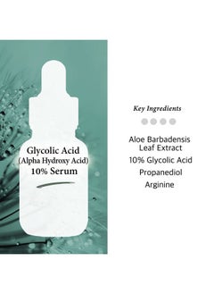 Cos De BAHA Glycolic Acid 10% AHA Peel Serum for Facial-Face Peel for Acne Scars - Alpha Hydroxy Acid for Tone it up, Wrinkles and Lines Reduction, Healthy Radiant Skin, Peel Off Face Masks, 1 Fl Oz  - Image 2