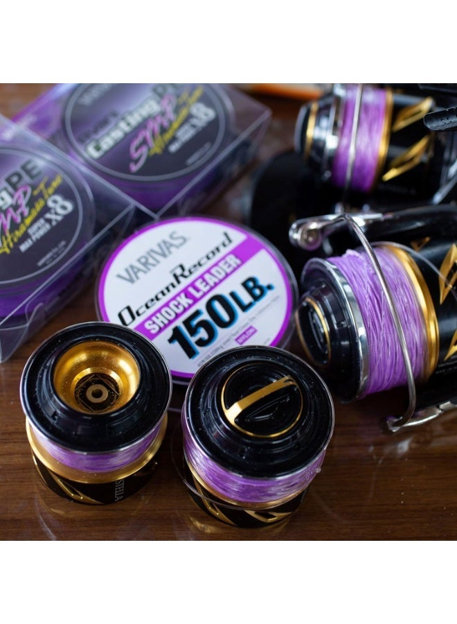 VARIVAS Ocean Record Shock Leader Nylon Fishing Line, 50m , 35lb to 300lb Test Leader Line, for Casting, Jigging, Trolling - Image 4