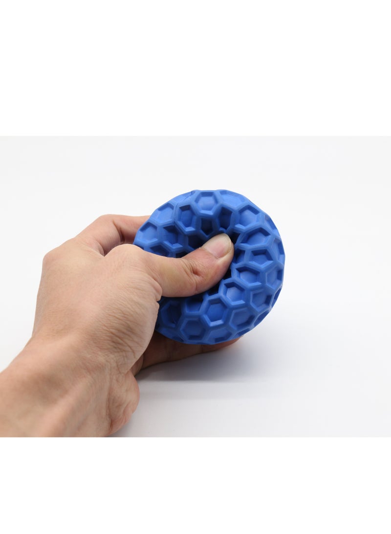 GULFLINK Non Toxic Natural Rubber Squeaky Toy for Dogs Blue - Image 2