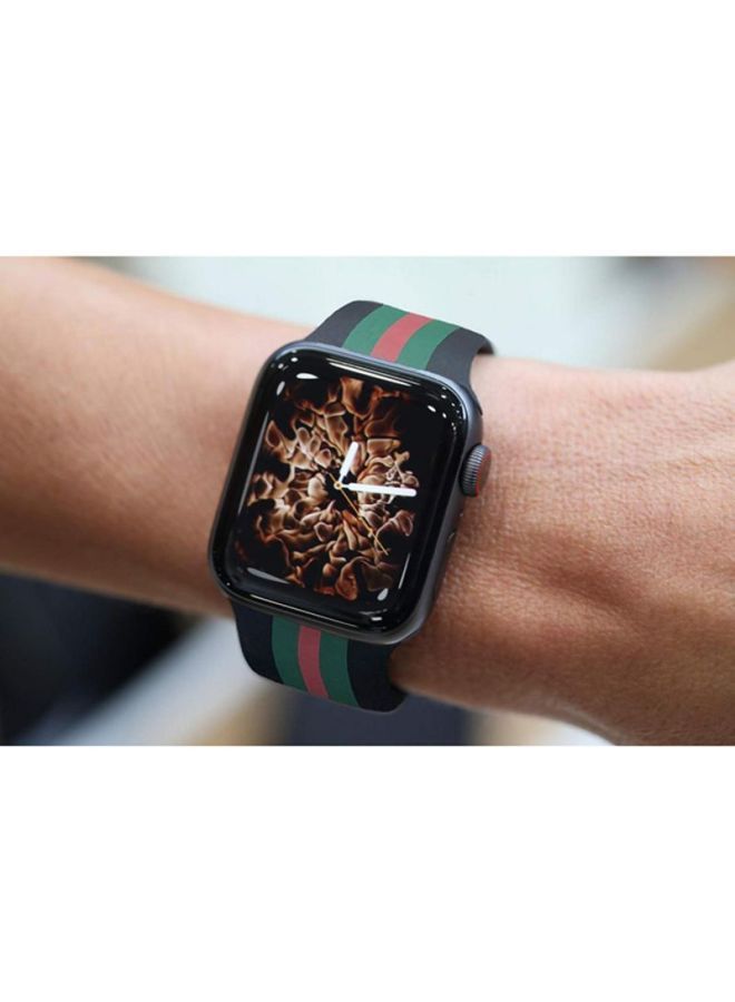 NIBEMINENT Replacement Band For Apple Watch Series 1/2/3/4 38mm Green/Black/Red  - Image 3