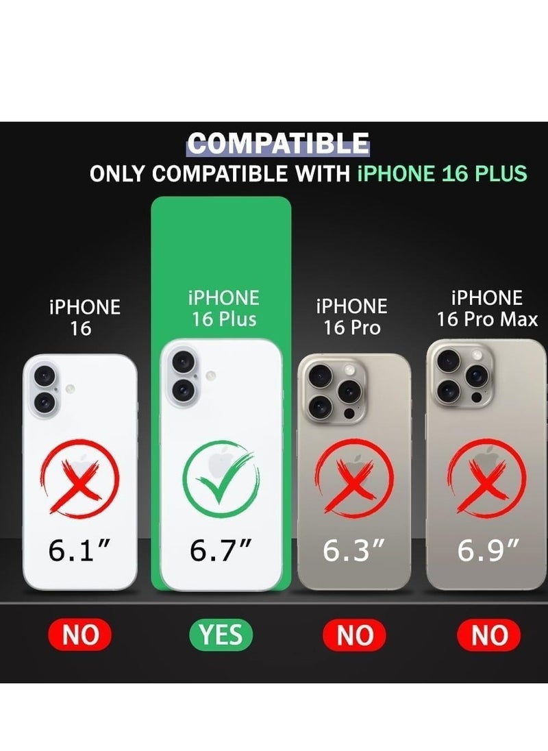 Generic - Case Compatible with iPhone 16 Plus (6.7-Inch) Case Crystal Clear Soft TPU Gel Case Flexible Silicone Anti-Scratch Transparent TPU Cover - Clear - Image 1