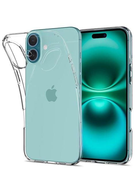 Case Compatible with iPhone 16 Plus (6.7-Inch) Case Crystal Clear Soft TPU Gel Case Flexible Silicone Anti-Scratch Transparent TPU Cover - Clear