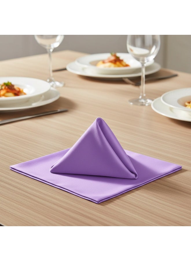 Y&D 15 Pieces Of Soft High Density Satin Napkin Cloth For Hotel Restaurant 43*43CM - Image 1