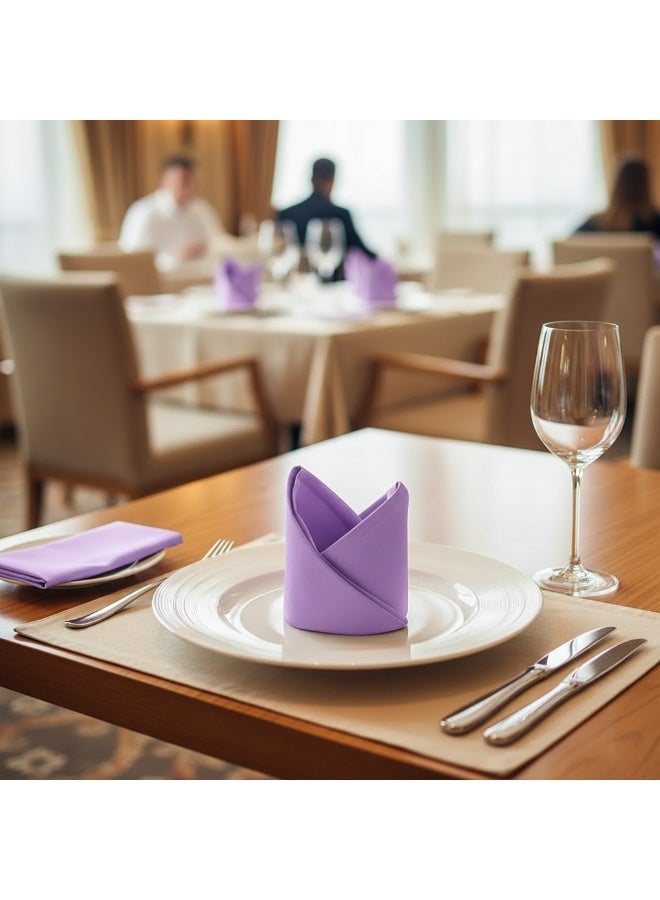 Y&D 15 Pieces Of Soft High Density Satin Napkin Cloth For Hotel Restaurant 43*43CM - Image 4