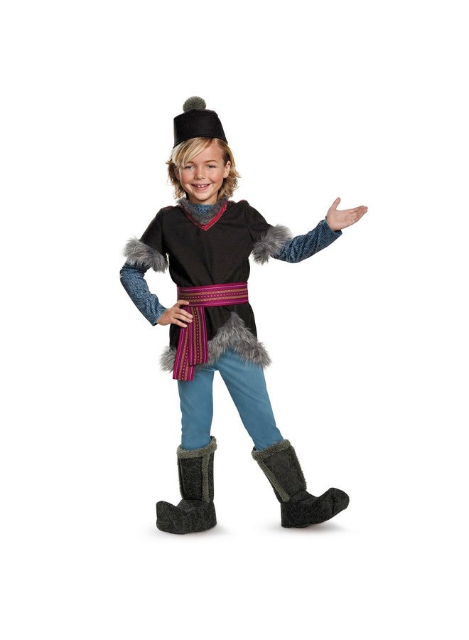 Disguise Kristoff Deluxe Child Frozen Disney Costume, X-Small/3T-4T Gray - Image 1