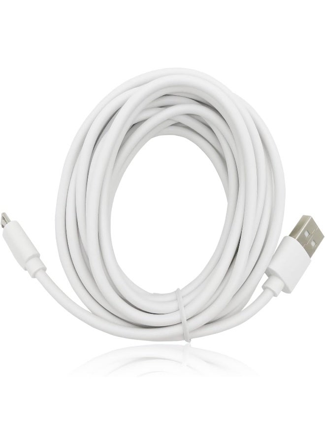 PDEEY كابل مراقبة الأطفال PDEEY، بديل لـ LBTech، Owlet، Infant Optics، eufy، Moonybaby، VAVA - كابل شاحن Micro USB بطول 13 قدم - Image 1