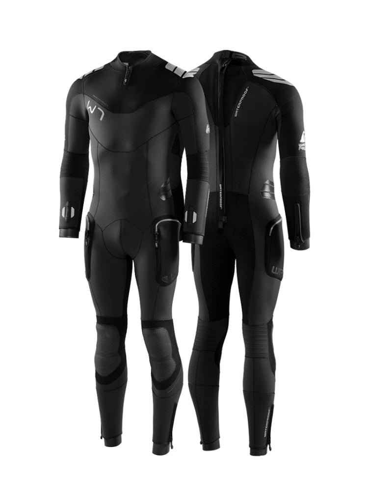 بدلة غوص ووربروف W7 بسُمك 7 مم - للرجال