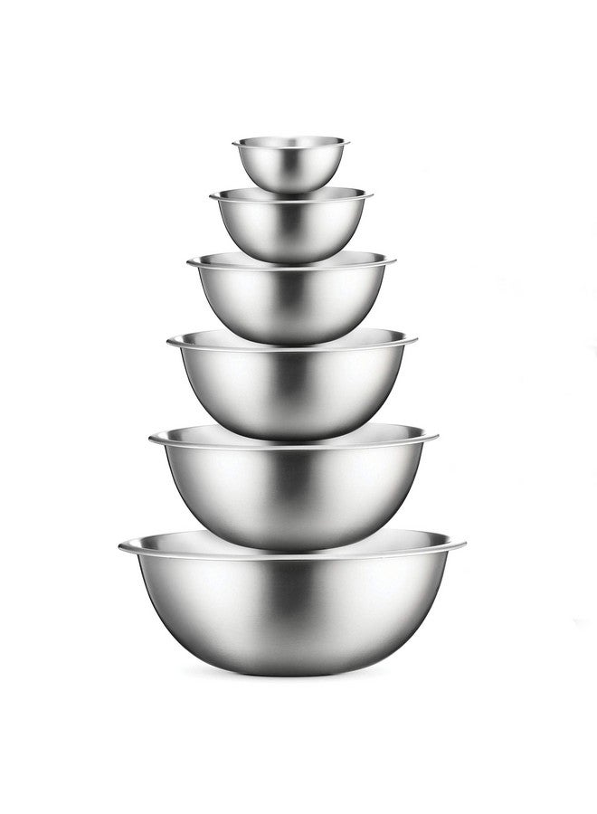 FINEDINE FineDine Stainless Steel Mixing Bowls Set for Kitchen, Dishwasher Safe Nesting Bowls for Cooking, Baking, Meal Prepping  - Image 1