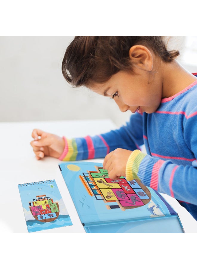 Thinking Logic Memory Training Early Childhood Education Fantasy Drifting Puzzle Development Board Game Parent-Child Focus Game-Color:XM-fantasy Rafting 0.68 - Image 4