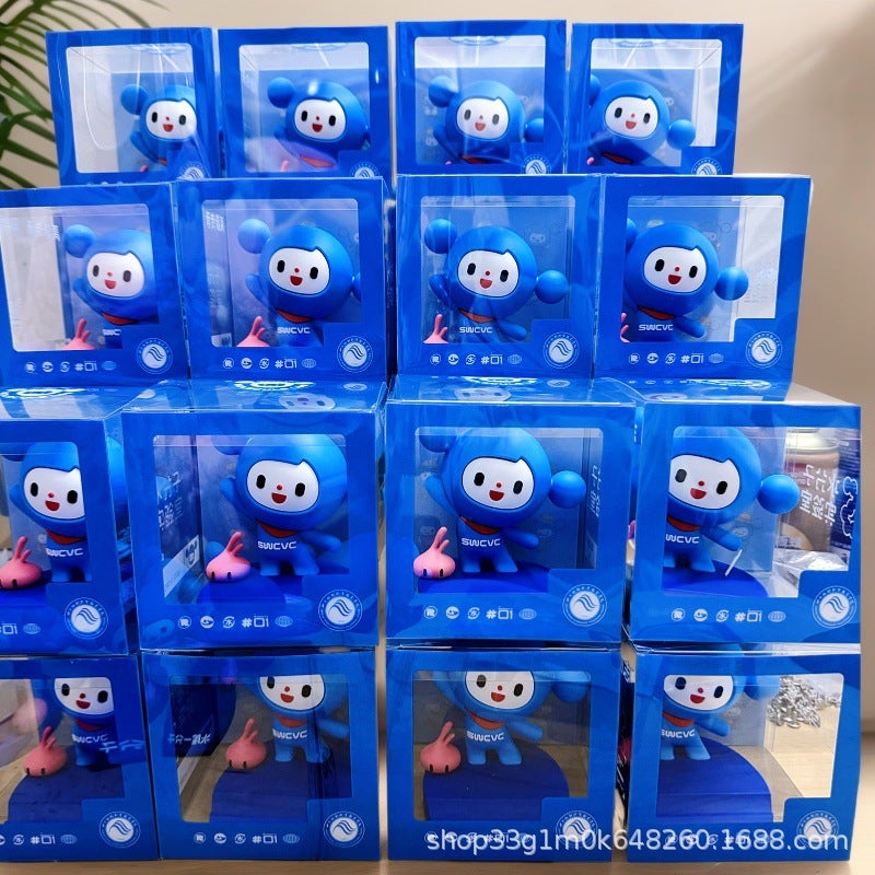 Heng Yi Customizable Cute Cartoon Phone Holder with 3D PVC Soft Silicone Figure - Unique Desktop Stand - Image 3