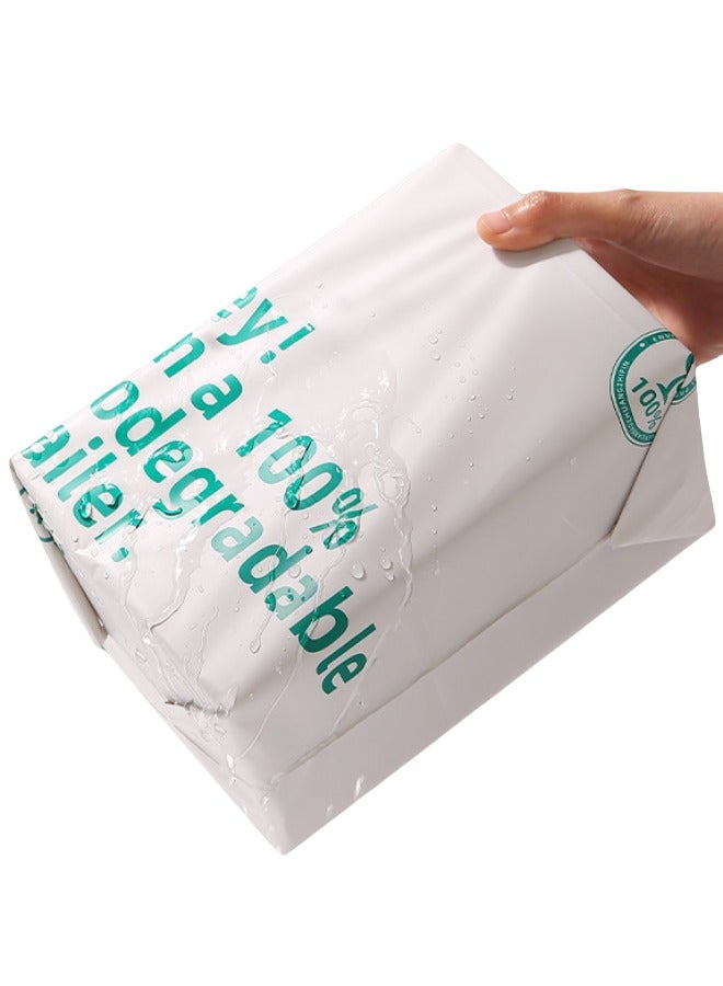 Ouyesyyds  100 كيس بريد ذاتي الغلق بأحجام مختلفة، مغلفات بلاستيكية من البولي بروبيلين، مغلفات شحن لموردي الأعمال الصغيرة، 4 أحجام، 25 كيسًا لكل كيس - Image 3