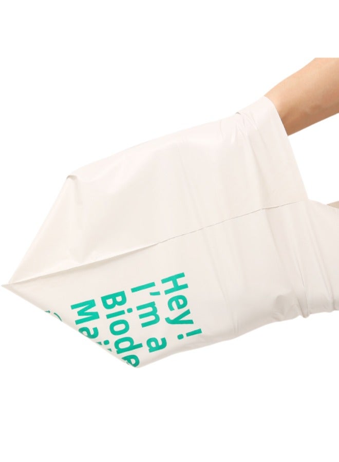 Ouyesyyds  100 كيس بريد ذاتي الغلق بأحجام مختلفة، مغلفات بلاستيكية من البولي بروبيلين، مغلفات شحن لموردي الأعمال الصغيرة، 4 أحجام، 25 كيسًا لكل كيس - Image 4