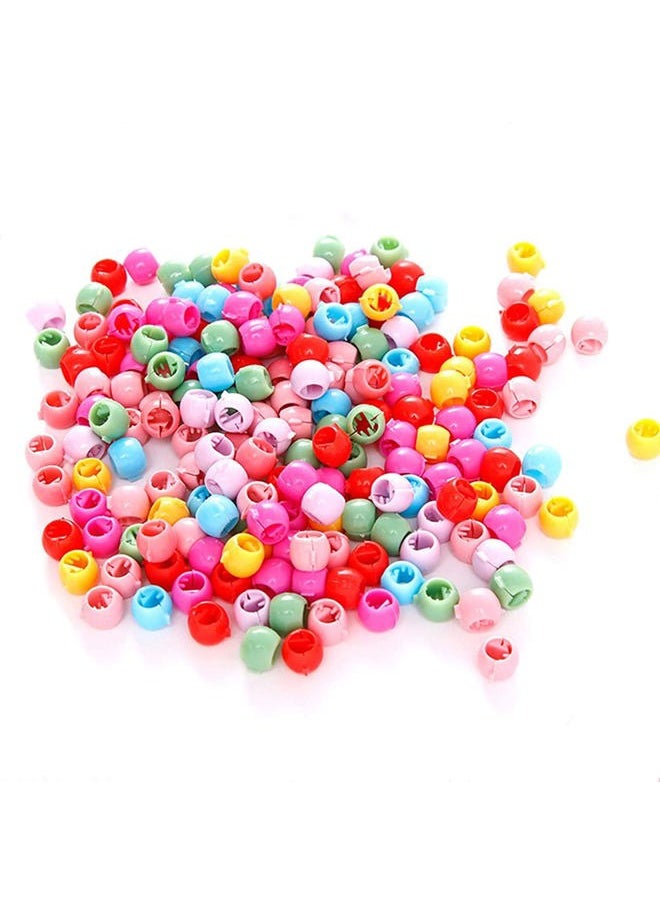 MLOLM 100 Mini Rainbow Hair Clips and Tiny Claws for Hair Braids, Hair Accessories for Girls Women  - Image 1