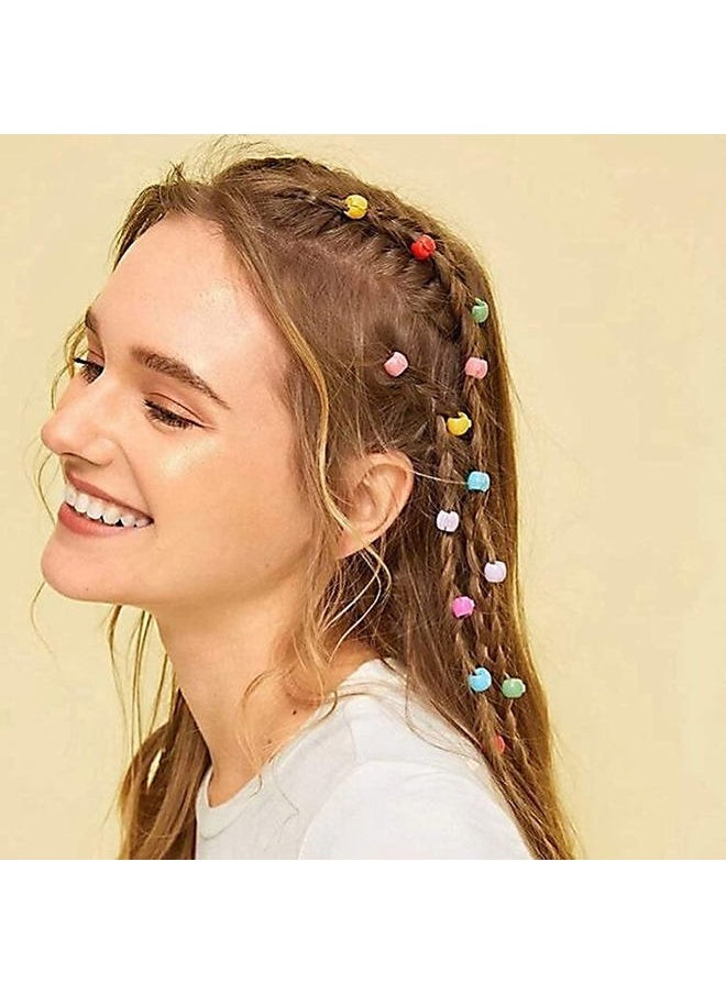 MLOLM 100 Mini Rainbow Hair Clips and Tiny Claws for Hair Braids, Hair Accessories for Girls Women  - Image 2