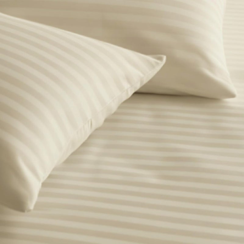 Bedding Zone King Bed Sheet Set - Cream - Image 4