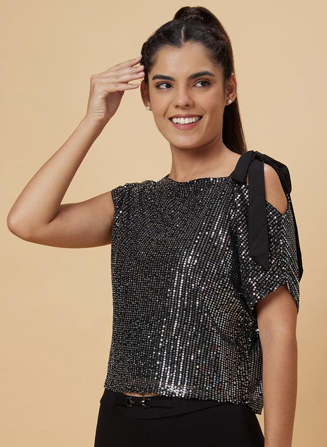 جلو باص بلوزة مزينة - Image 4